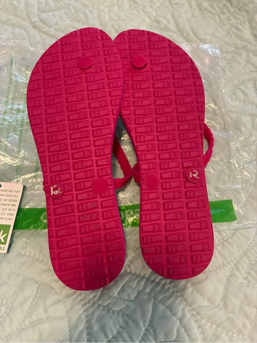 Sanuk Women's Hot Pink Braided-Strap Sandals with Multi-Color Aztec Print